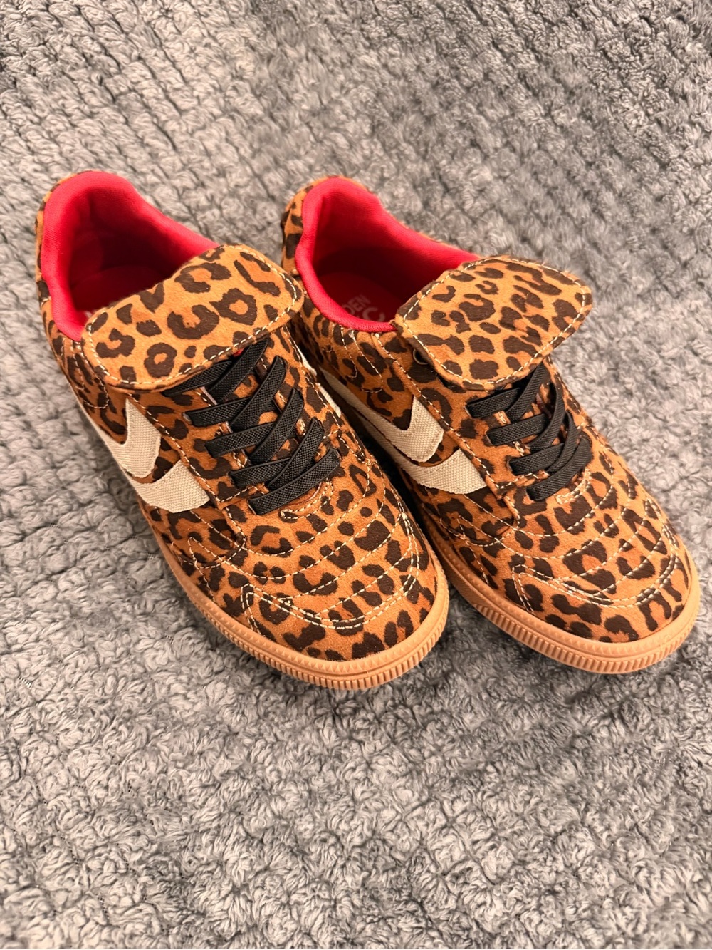 NEW-Madden NYC Leopard Print Sneakers